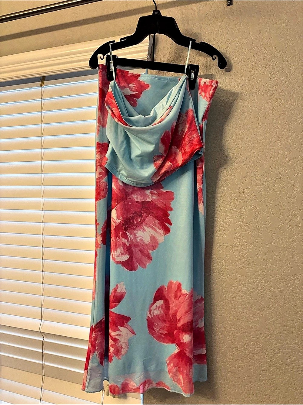 Floral Midi Dress two piece set